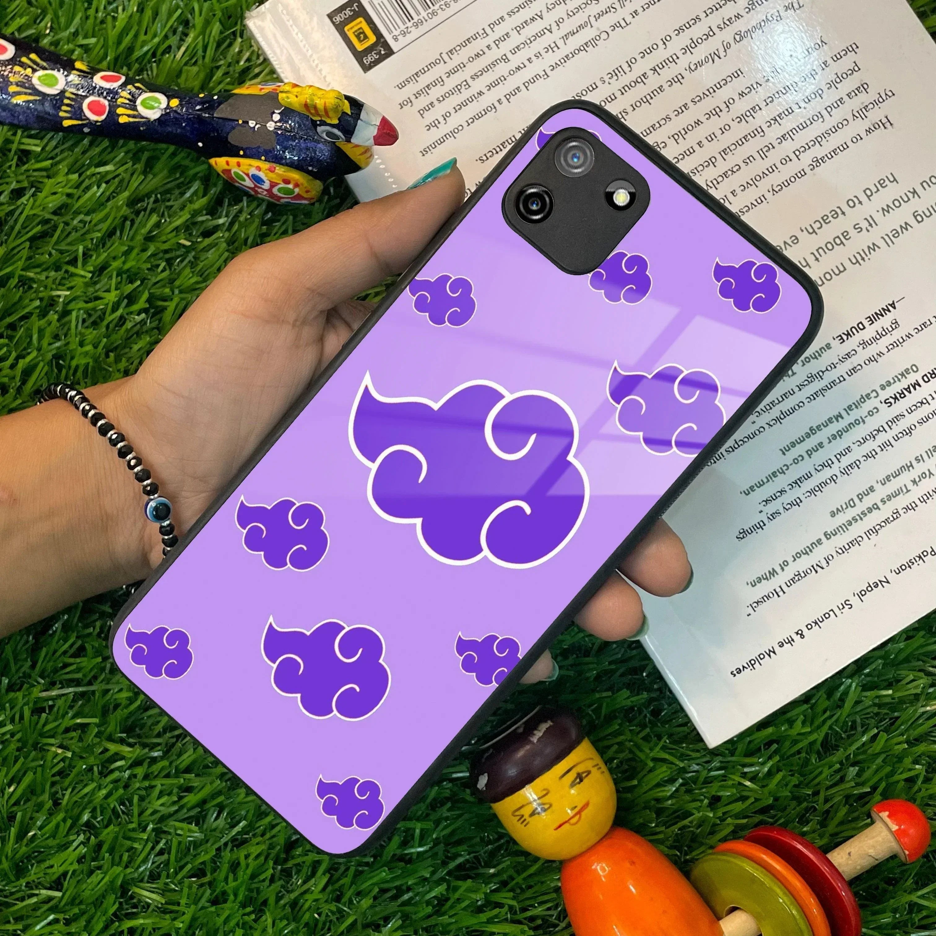 Purple Cloud Mobile Glass Phone Case Cover For Realme/Narzo - ShopOnCliQ