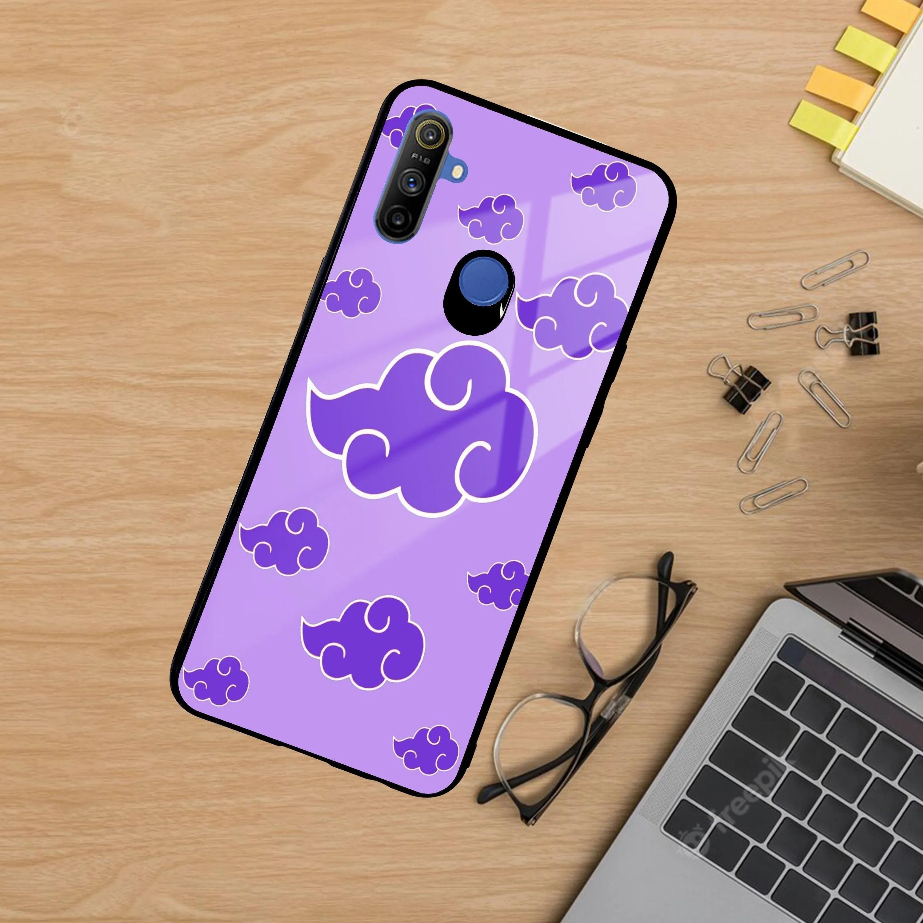 Purple Cloud Mobile Glass Phone Case Cover For Realme/Narzo - ShopOnCliQ