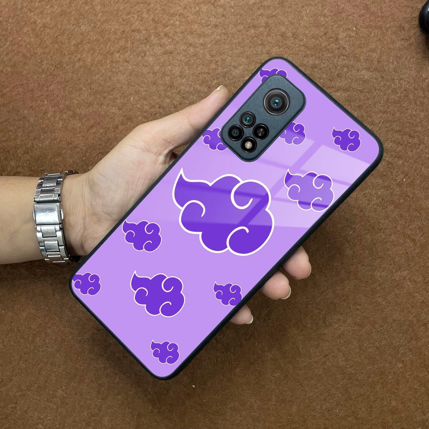 Purple Cloud Mobile Glass Phone Case Cover For Redmi/Xiaomi