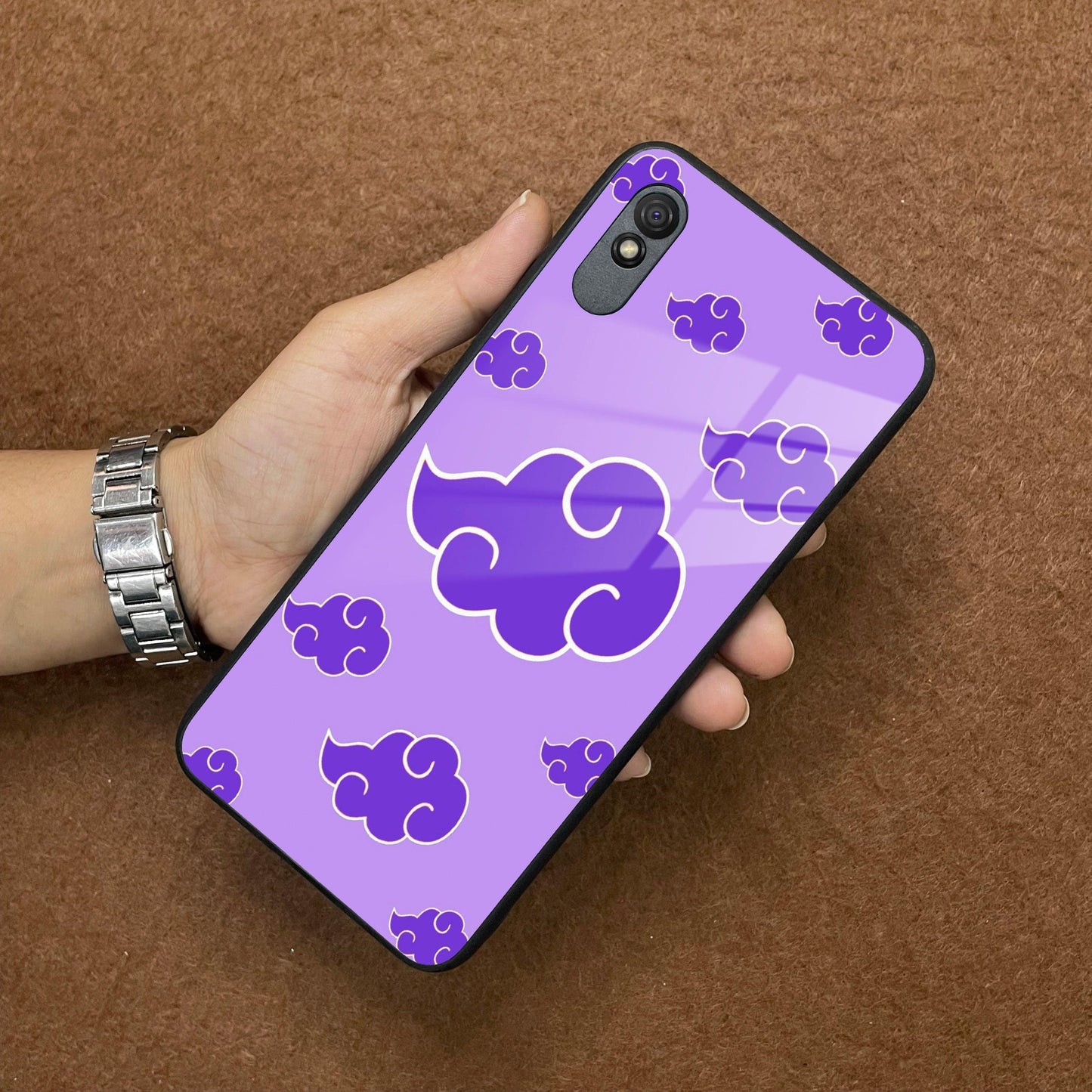 Purple Cloud Mobile Glass Phone Case Cover For Redmi/Xiaomi