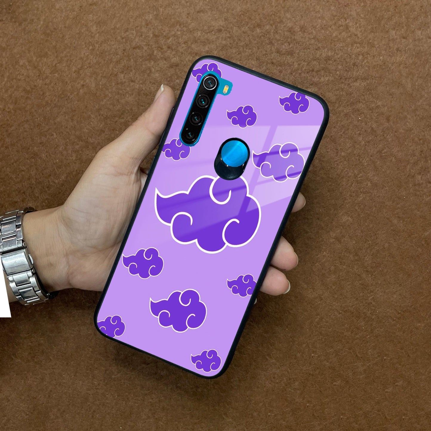 Purple Cloud Mobile Glass Phone Case Cover For Redmi/Xiaomi