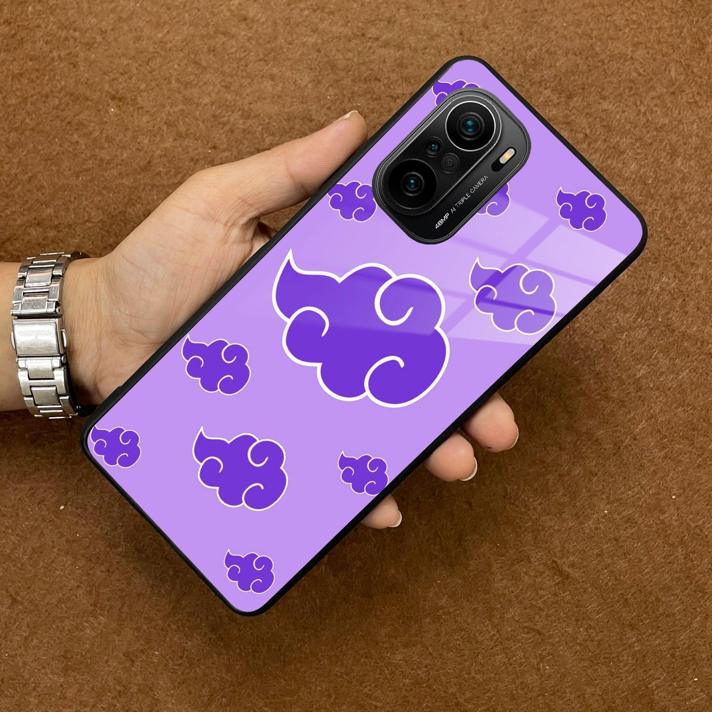 Purple Cloud Mobile Glass Phone Case Cover For Redmi/Xiaomi