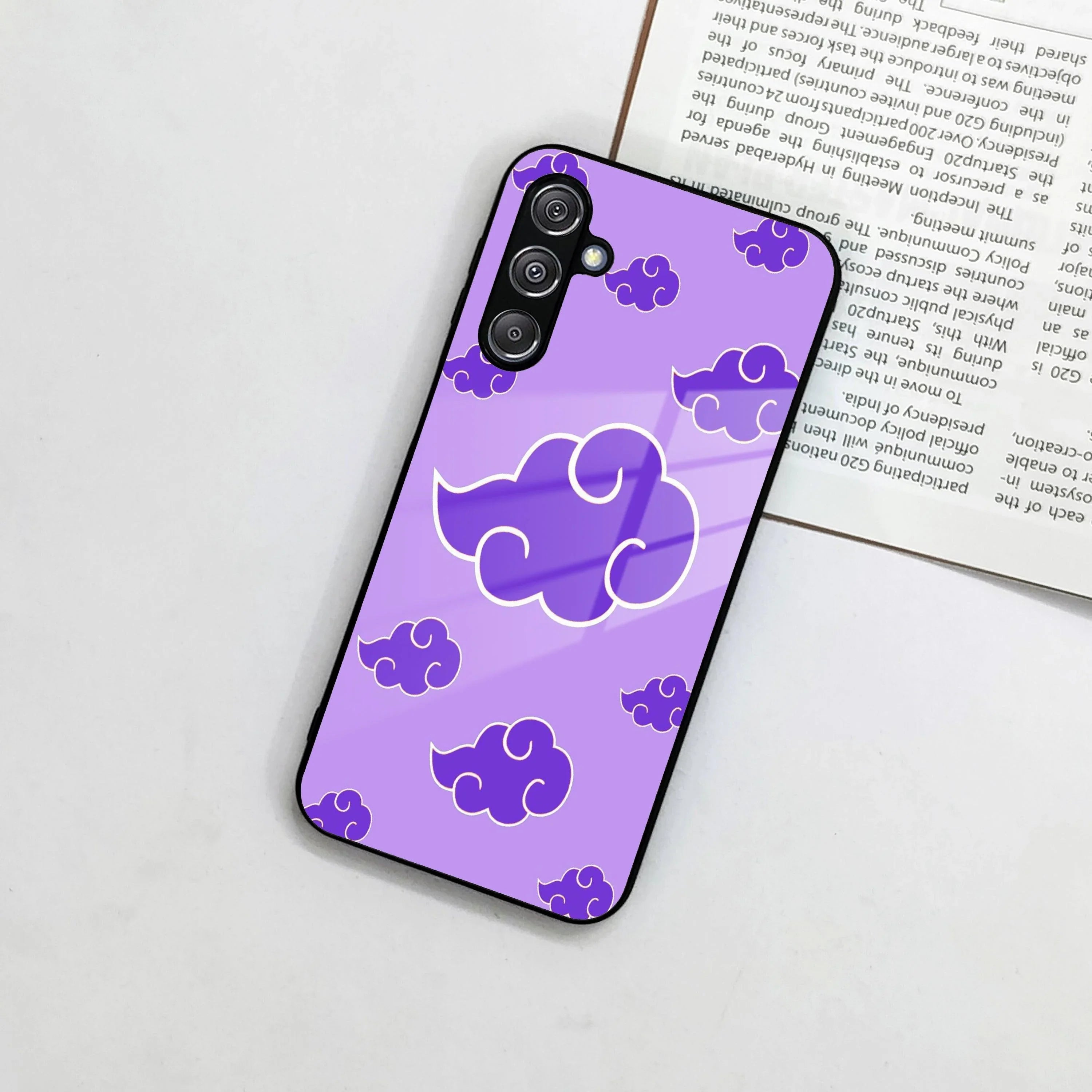 Purple Cloud Mobile Glass Phone Case Cover For Samsung - ShopOnCliQ