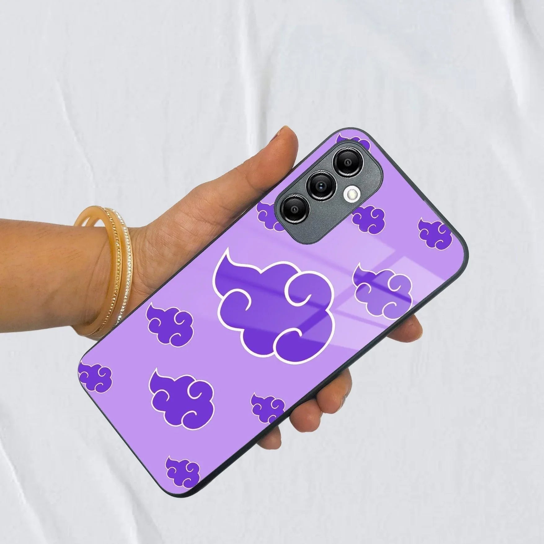 Purple Cloud Mobile Glass Phone Case Cover For Samsung - ShopOnCliQ