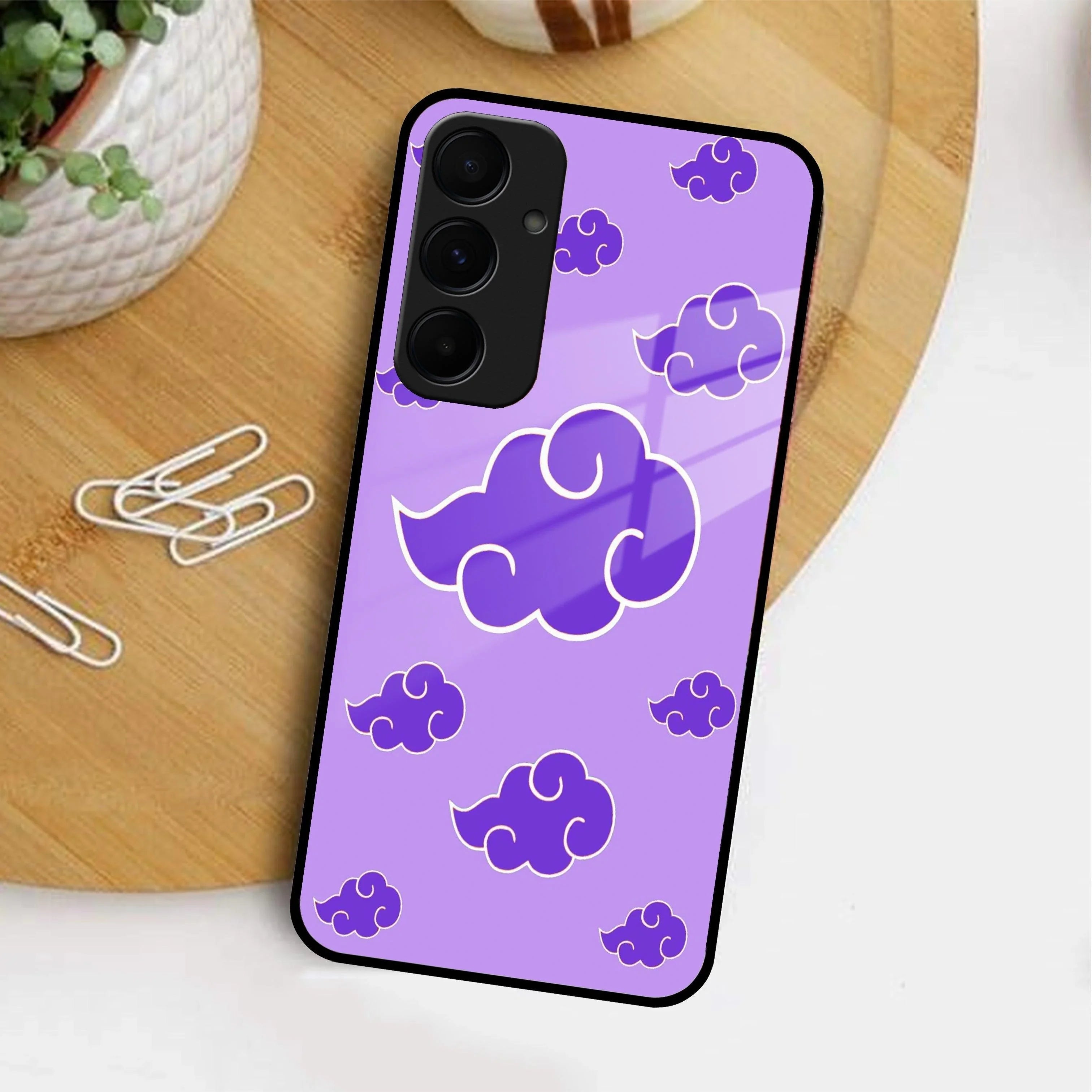Purple Cloud Mobile Glass Phone Case Cover For Samsung - ShopOnCliQ