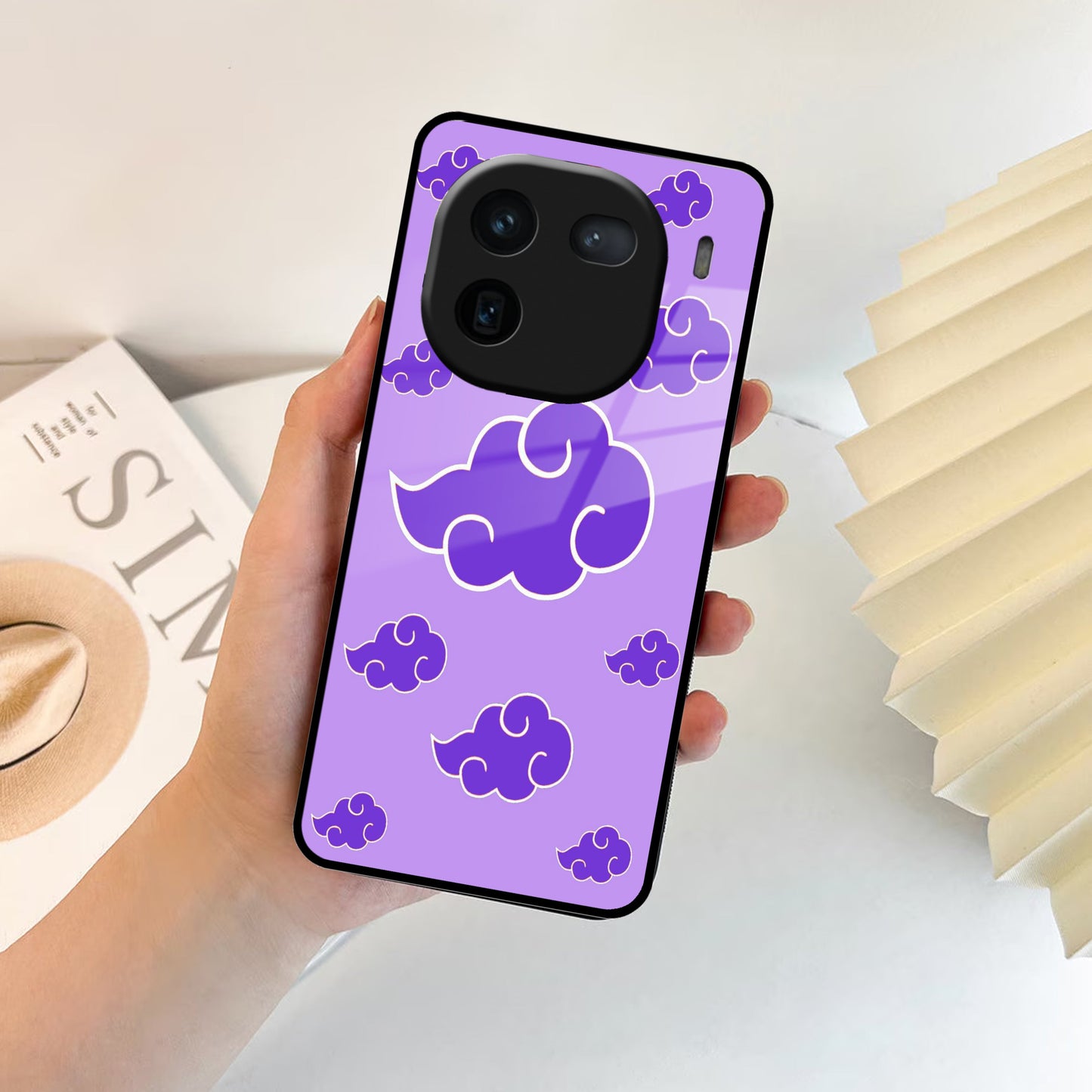 Purple Cloud Mobile Glass Phone Case For Vivo ShopOnCliQ