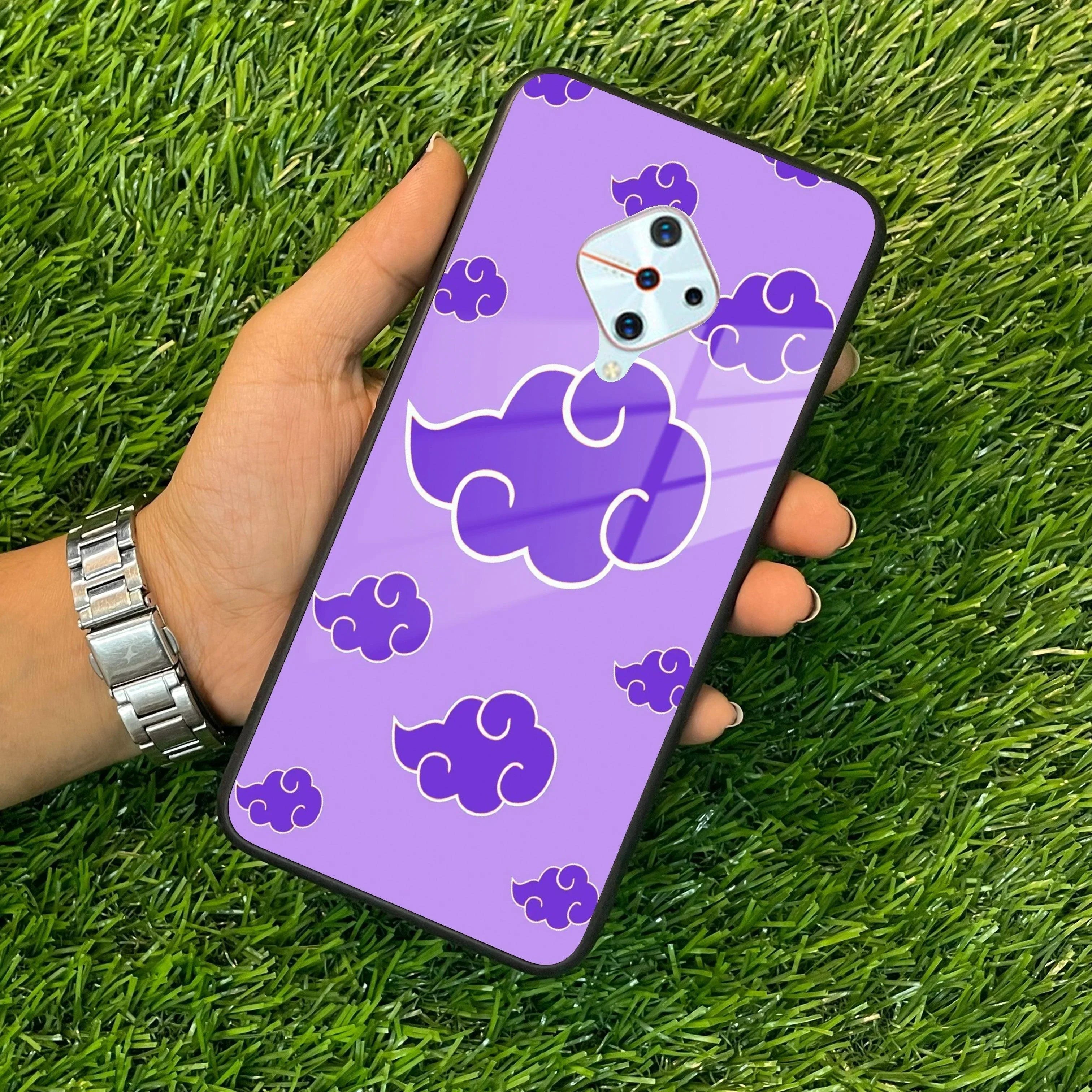 Purple Cloud Mobile Glass Phone Case For Vivo - ShopOnCliQ
