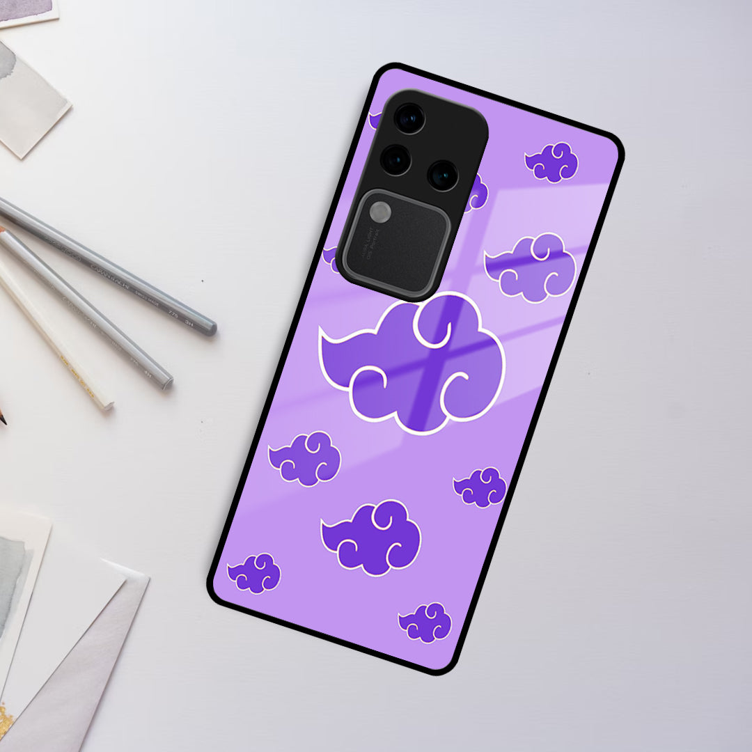 Purple Cloud Mobile Glass Phone Case For Vivo ShopOnCliQ