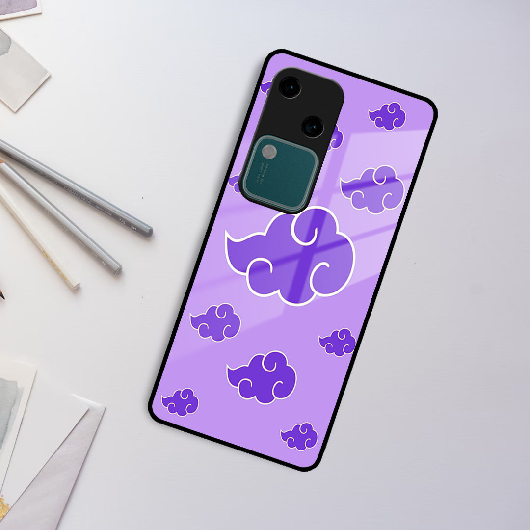 Purple Cloud Mobile Glass Phone Case For Vivo ShopOnCliQ