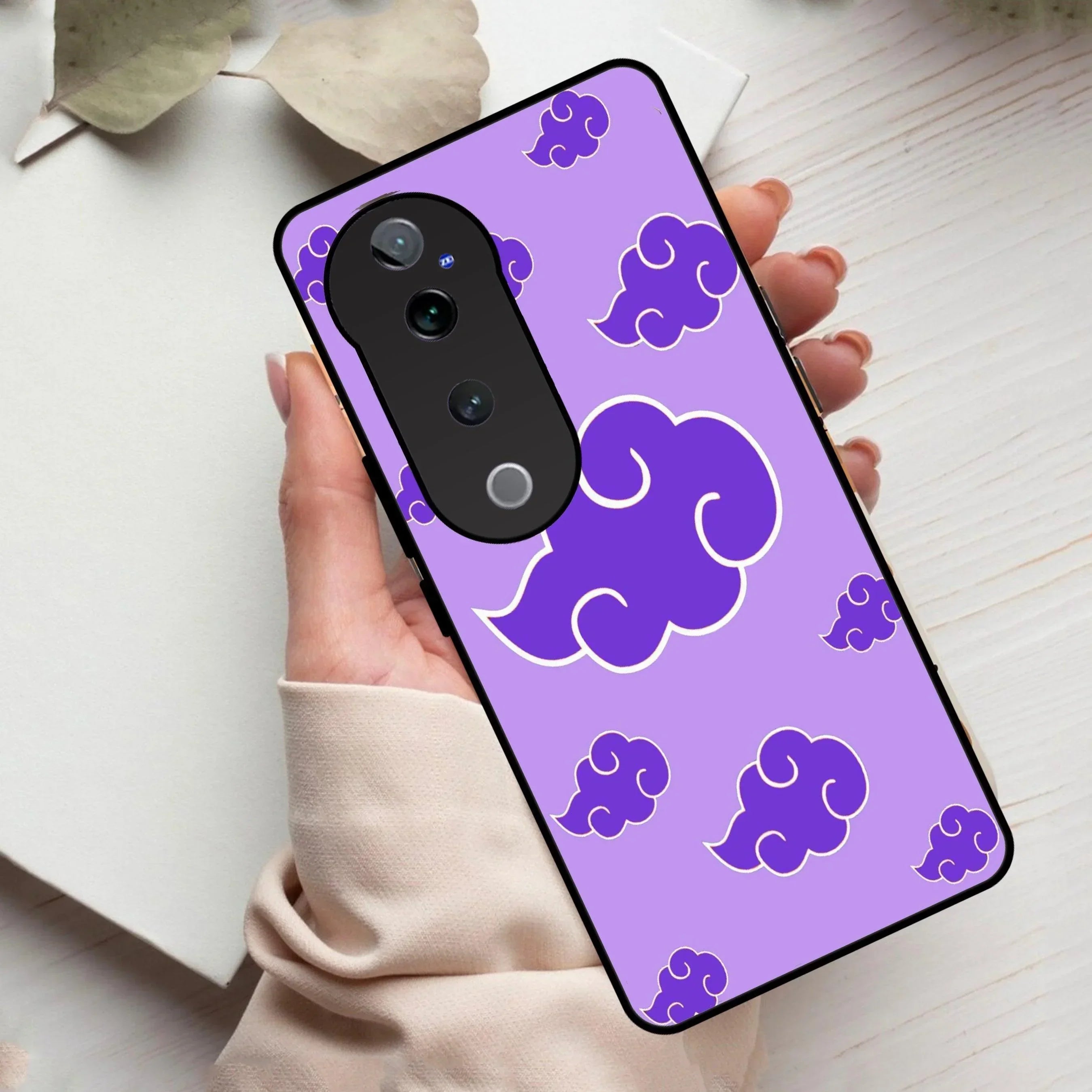 Purple Cloud Mobile Glass Phone Case For Vivo - ShopOnCliQ