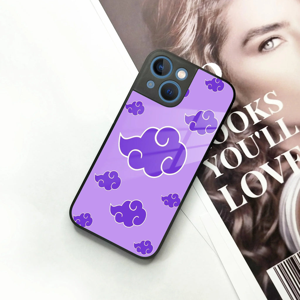 Purple Cloud Mobile Glass Phone Case For iPhone - ShopOnCliQ