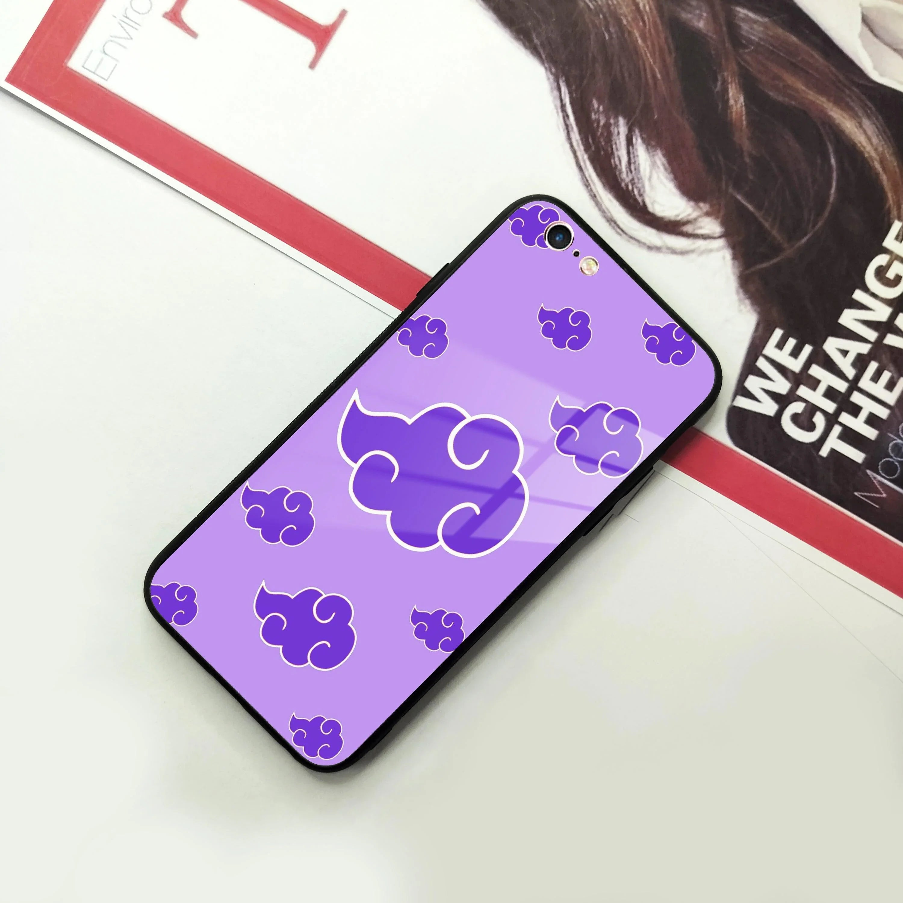 Purple Cloud Mobile Glass Phone Case For iPhone - ShopOnCliQ