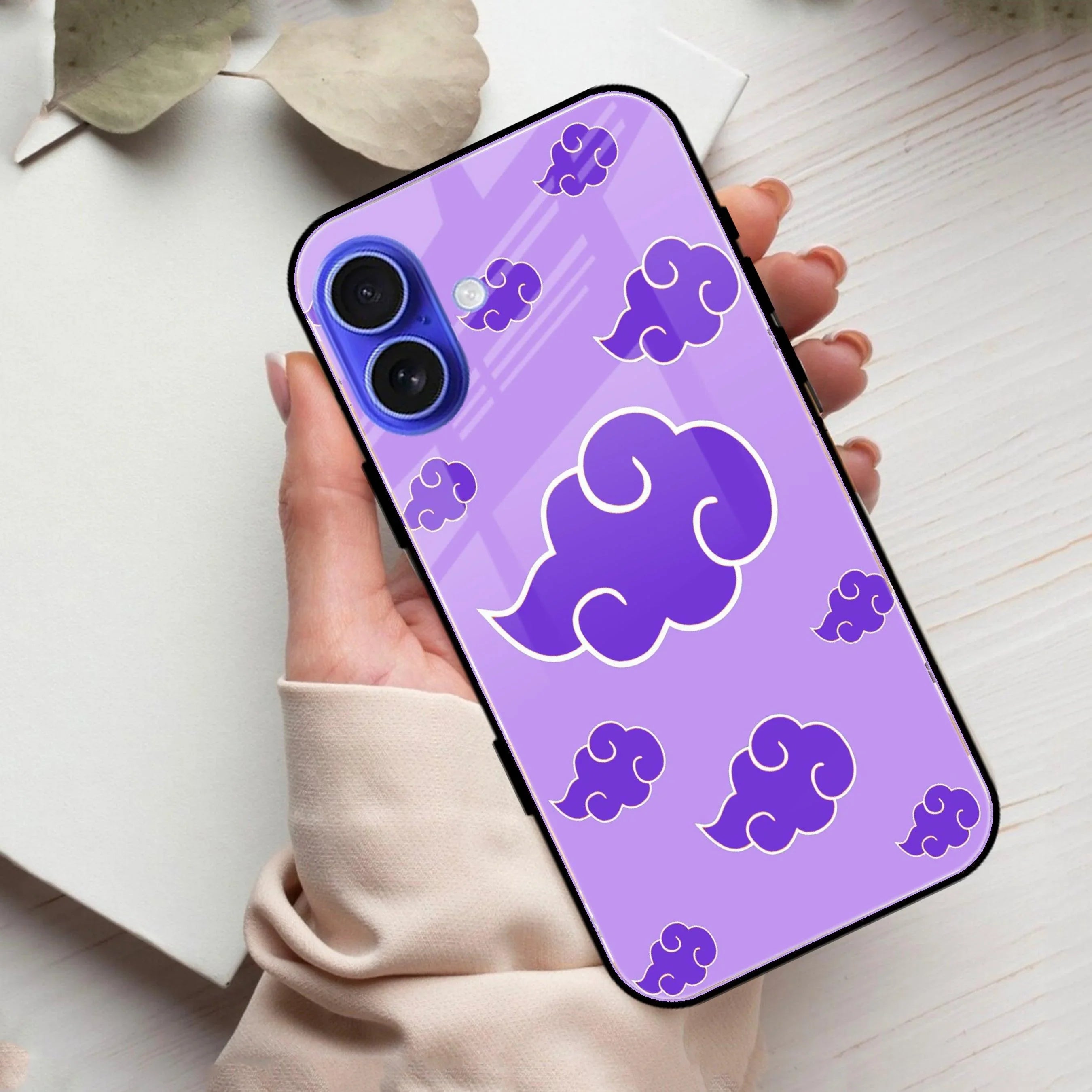 Purple Cloud Mobile Glass Phone Case For iPhone - ShopOnCliQ