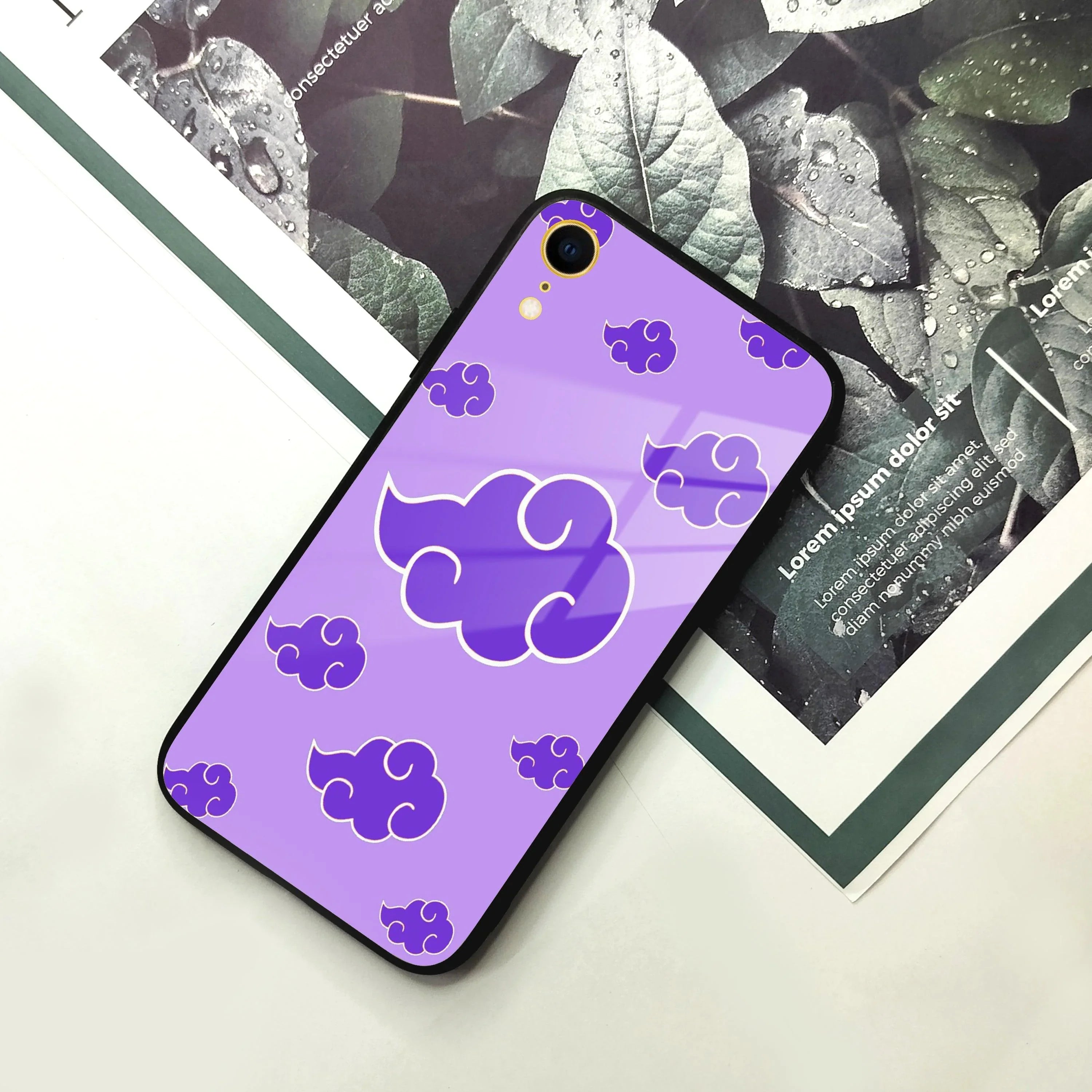 Purple Cloud Mobile Glass Phone Case For iPhone - ShopOnCliQ