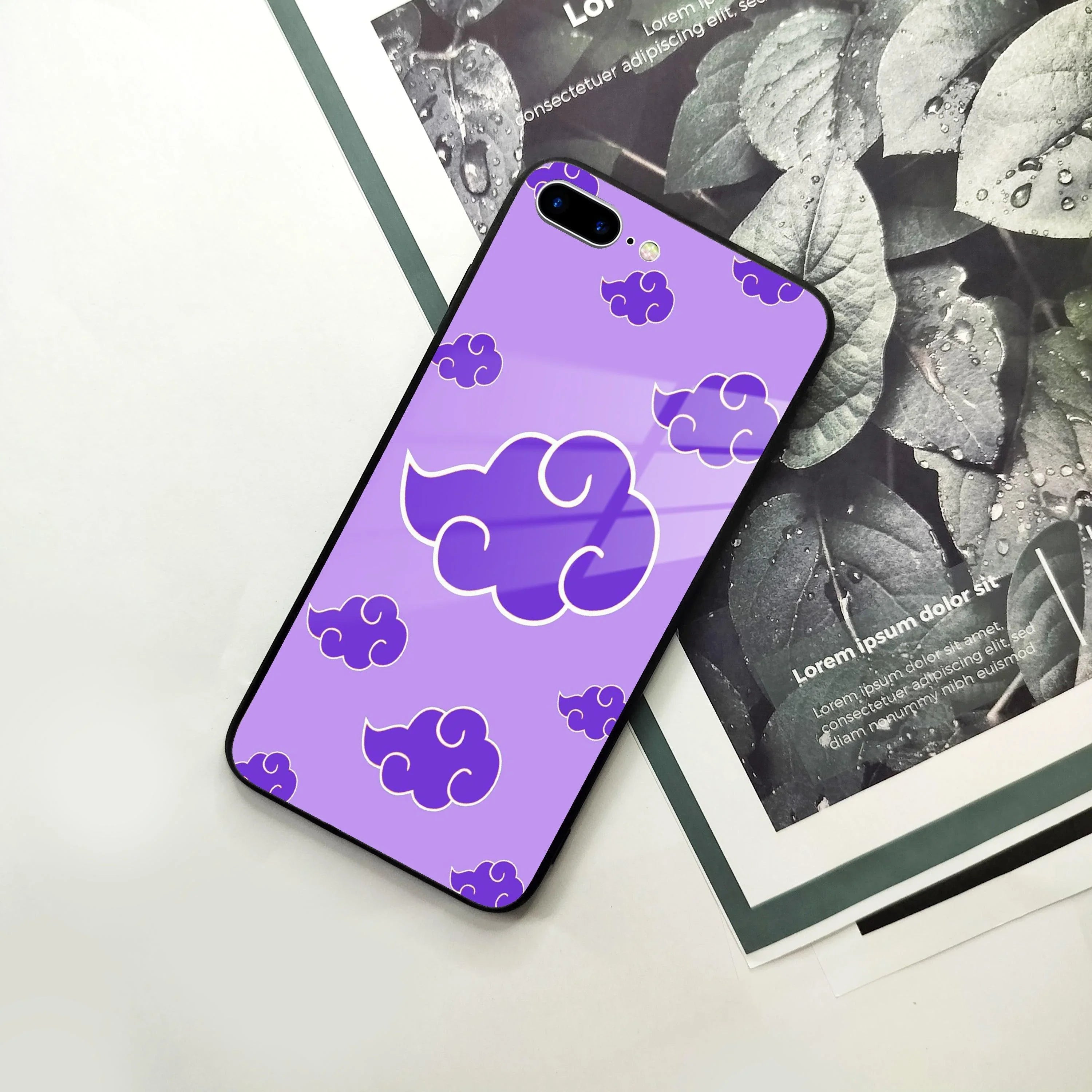 Purple Cloud Mobile Glass Phone Case For iPhone - ShopOnCliQ