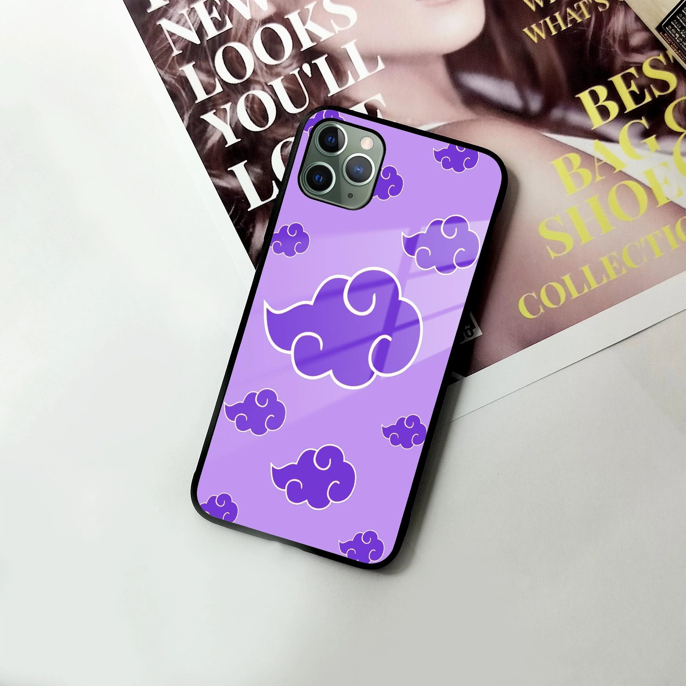 Purple Cloud Mobile Glass Phone Case For iPhone - ShopOnCliQ