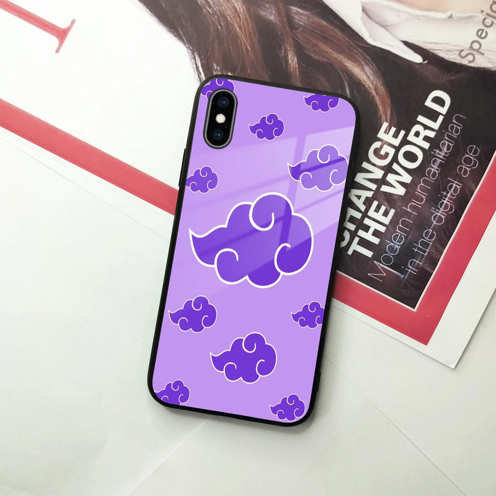 Purple Cloud Mobile Glass Phone Case For iPhone - ShopOnCliQ