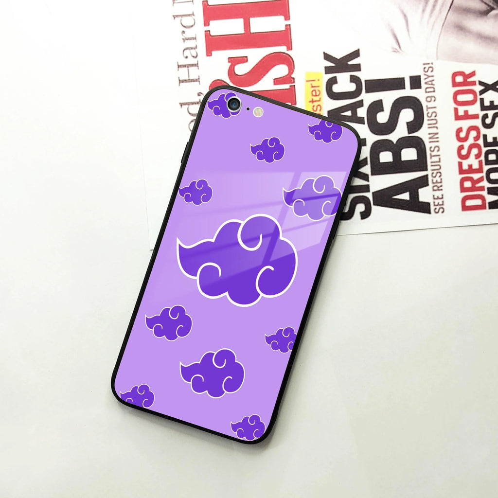 Purple Cloud Mobile Glass Phone Case For iPhone - ShopOnCliQ