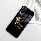 Cute Queen With Crown Glass Case For Vivo - ShopOnCliQ