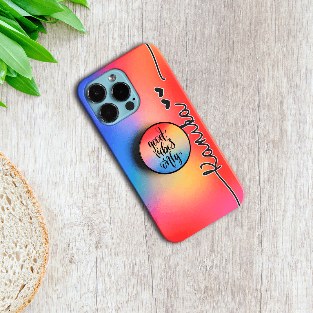 Rainbow Design Hard Matte Phone Case Cover ShopOnCliQ