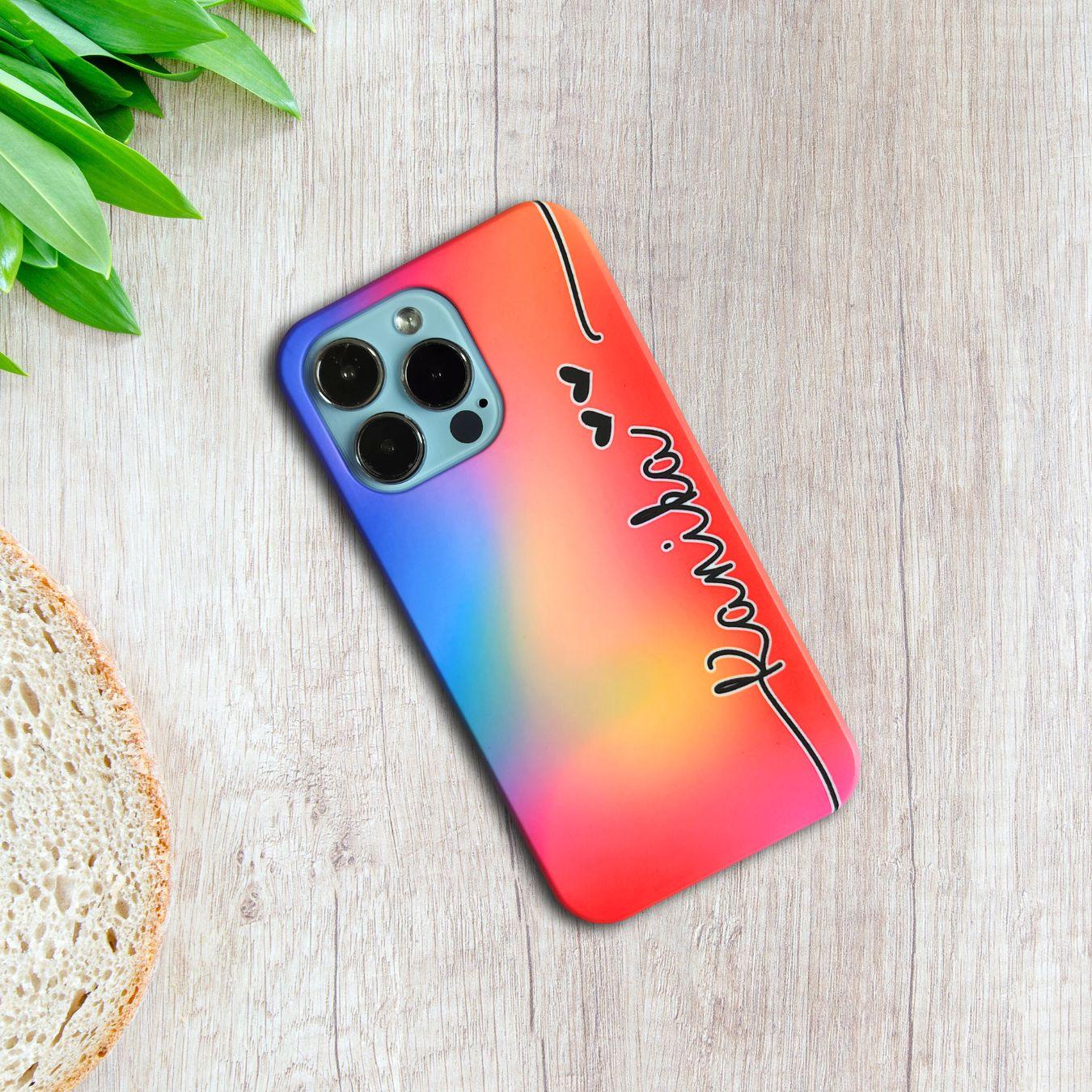 Rainbow Design Hard Matte Phone Case Cover ShopOnCliQ