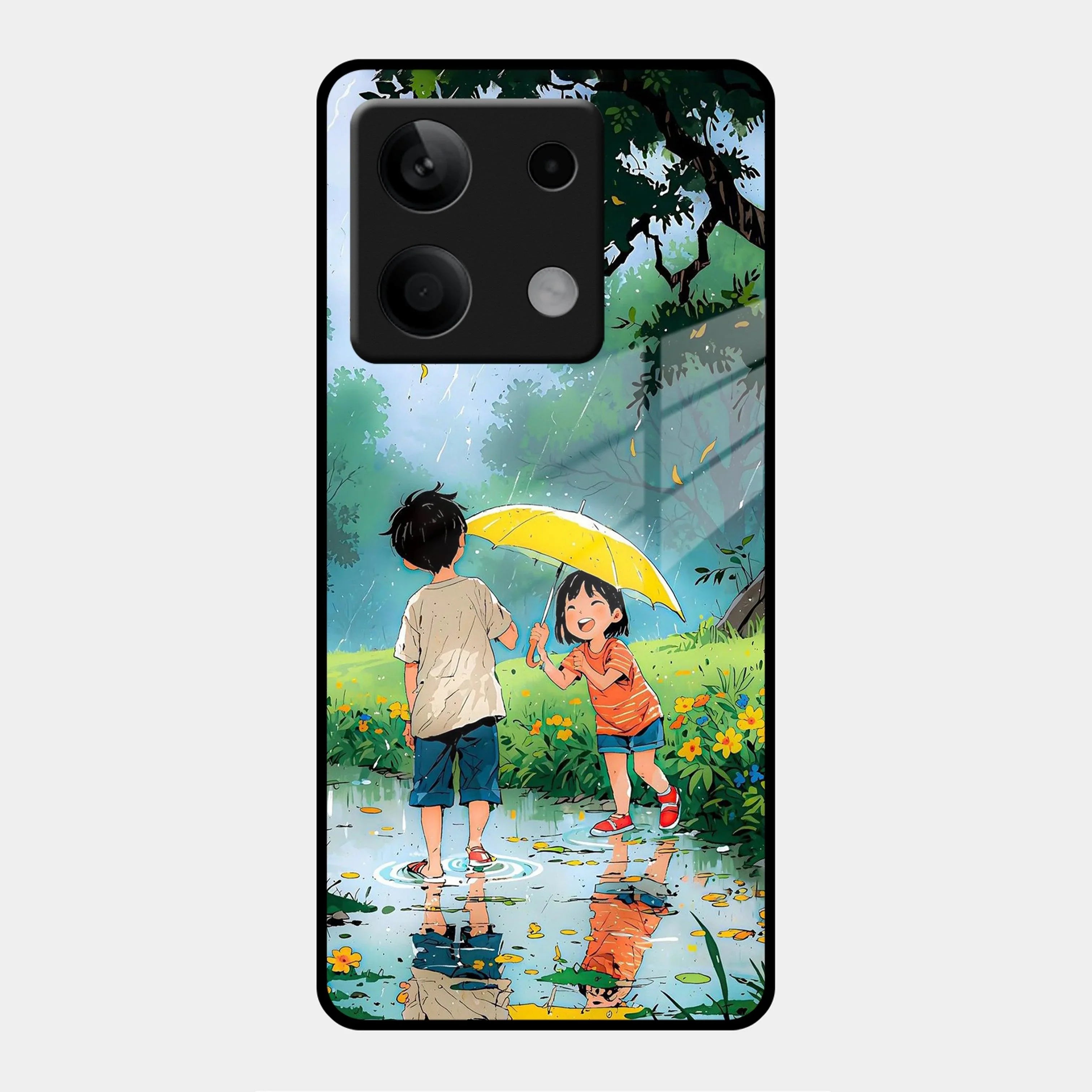 Raindrop Moments Glass Case Cover For Poco - ShopOnCliQ
