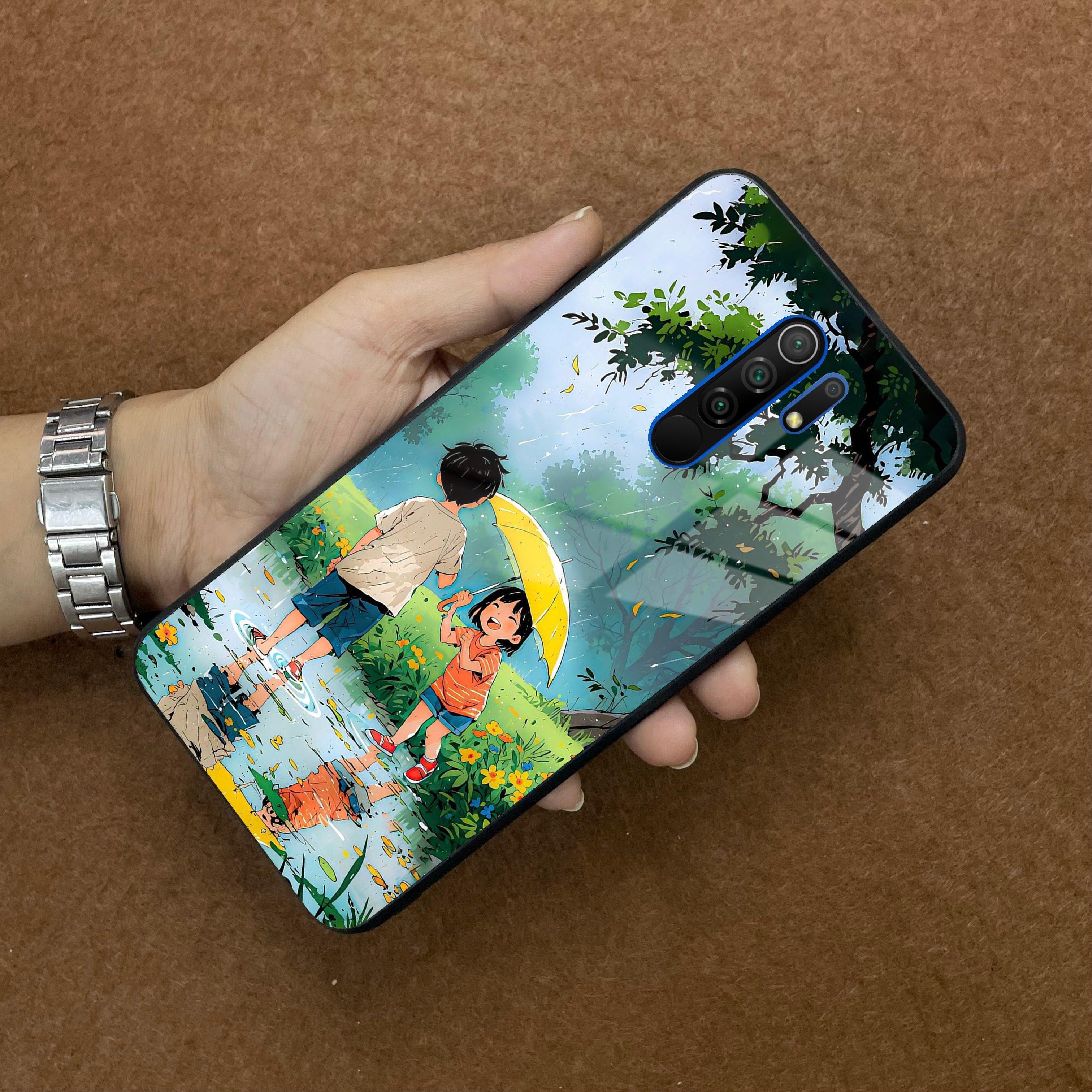 Raindrop Moments Glass Case Cover For Poco - ShopOnCliQ