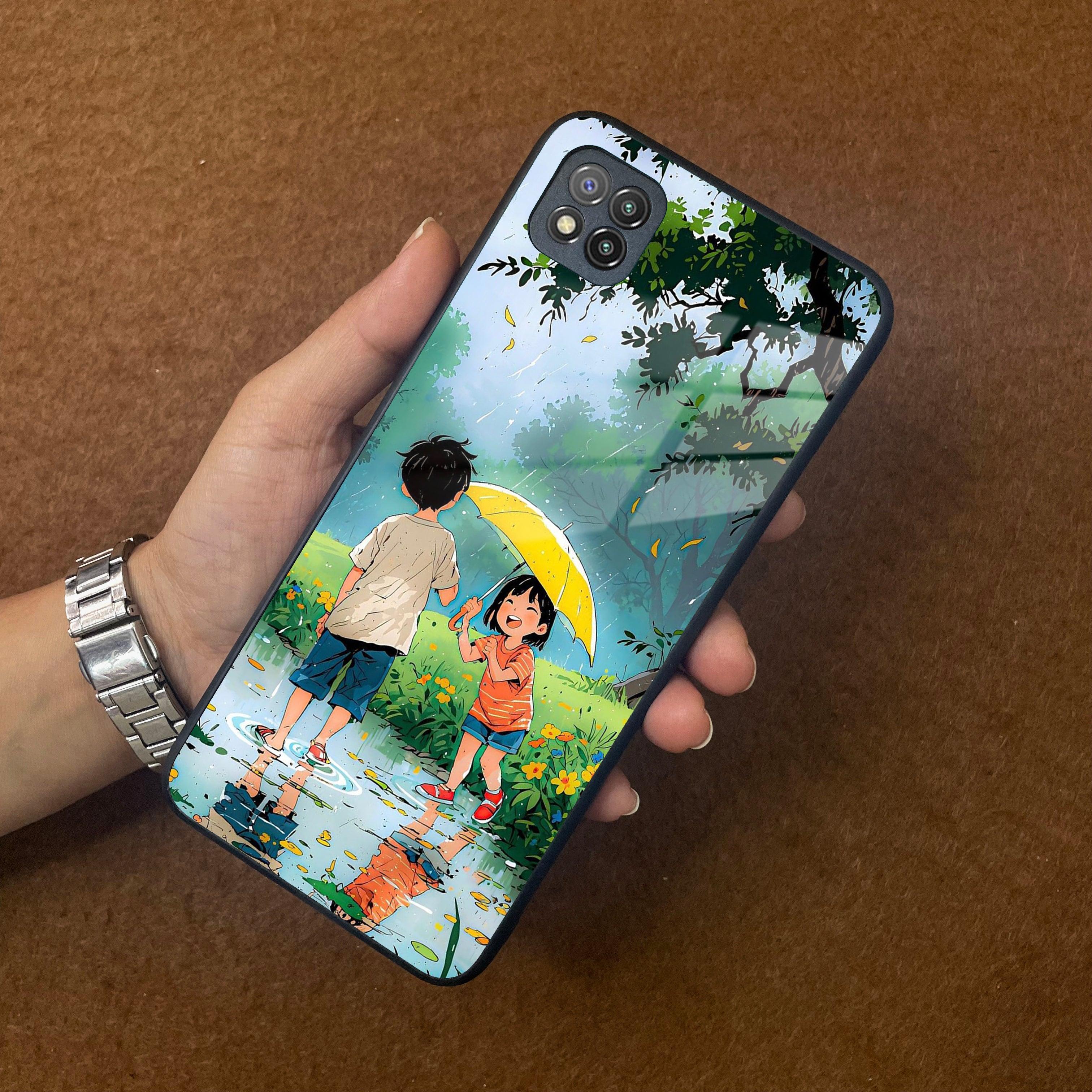 Raindrop Moments Glass Case Cover For Poco - ShopOnCliQ
