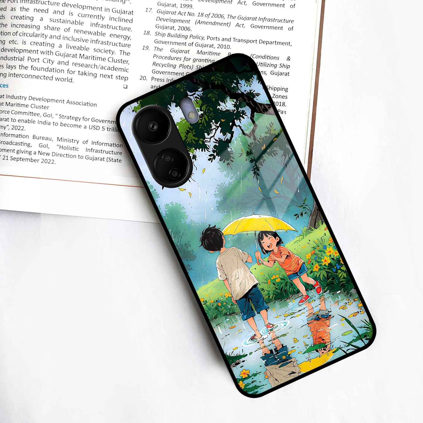 Raindrop Moments Glass Case Cover For Redmi/Xiaomi ShopOnCliQ