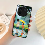 Raindrop Moments Glass Case Cover For Vivo - ShopOnCliQ