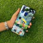 Raindrop Moments Glass Case Cover For Vivo - ShopOnCliQ