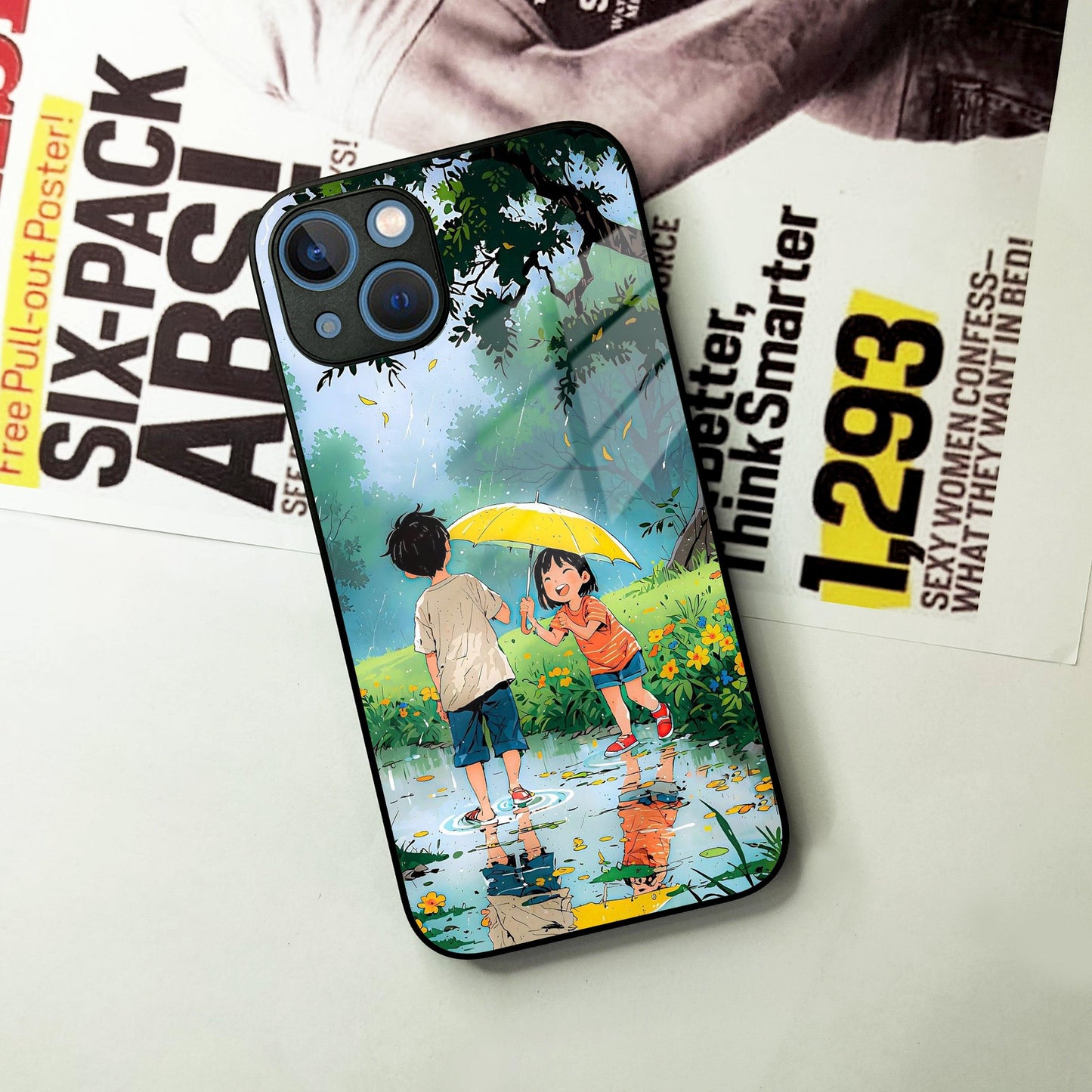 Raindrop Moments Glass Case Cover For iPhone - ShopOnCliQ