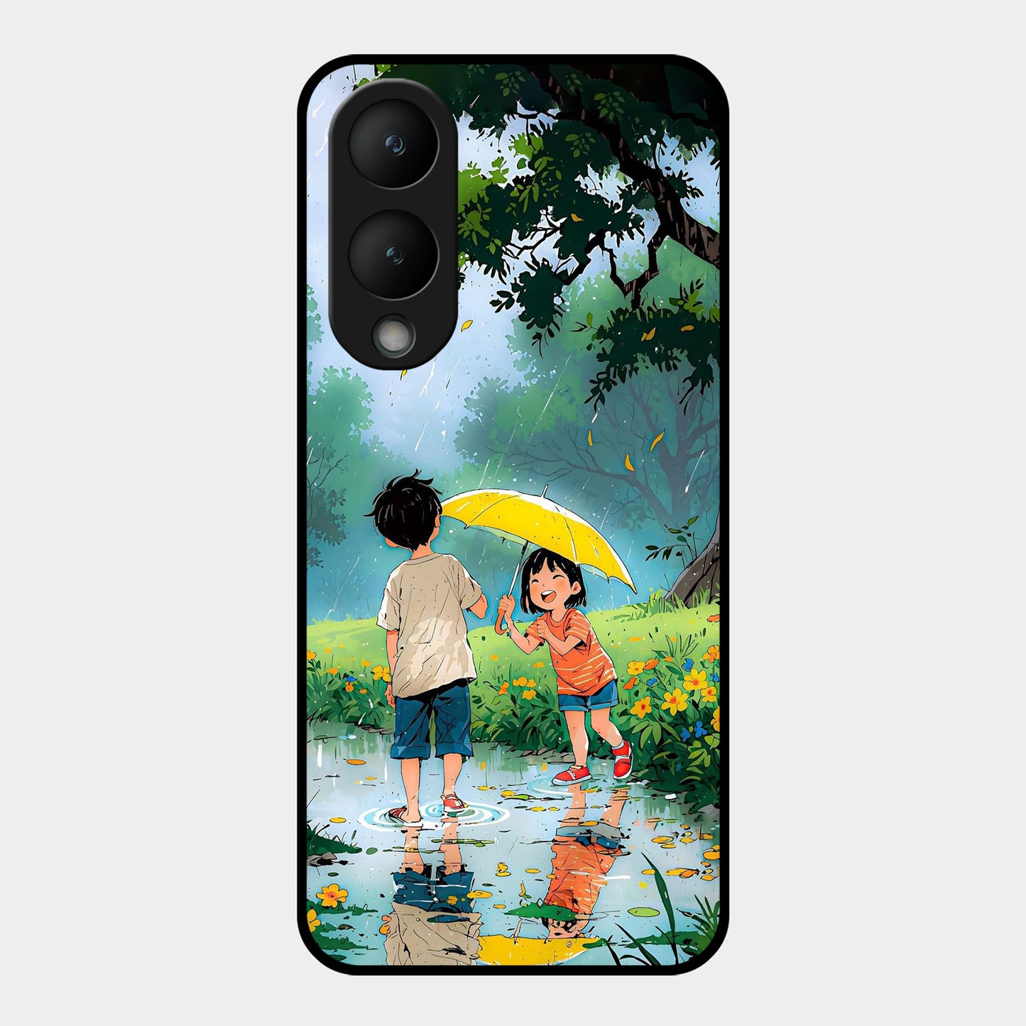 Raindrop Moments Glossy Metal Case Cover For Vivo - ShopOnCliQ