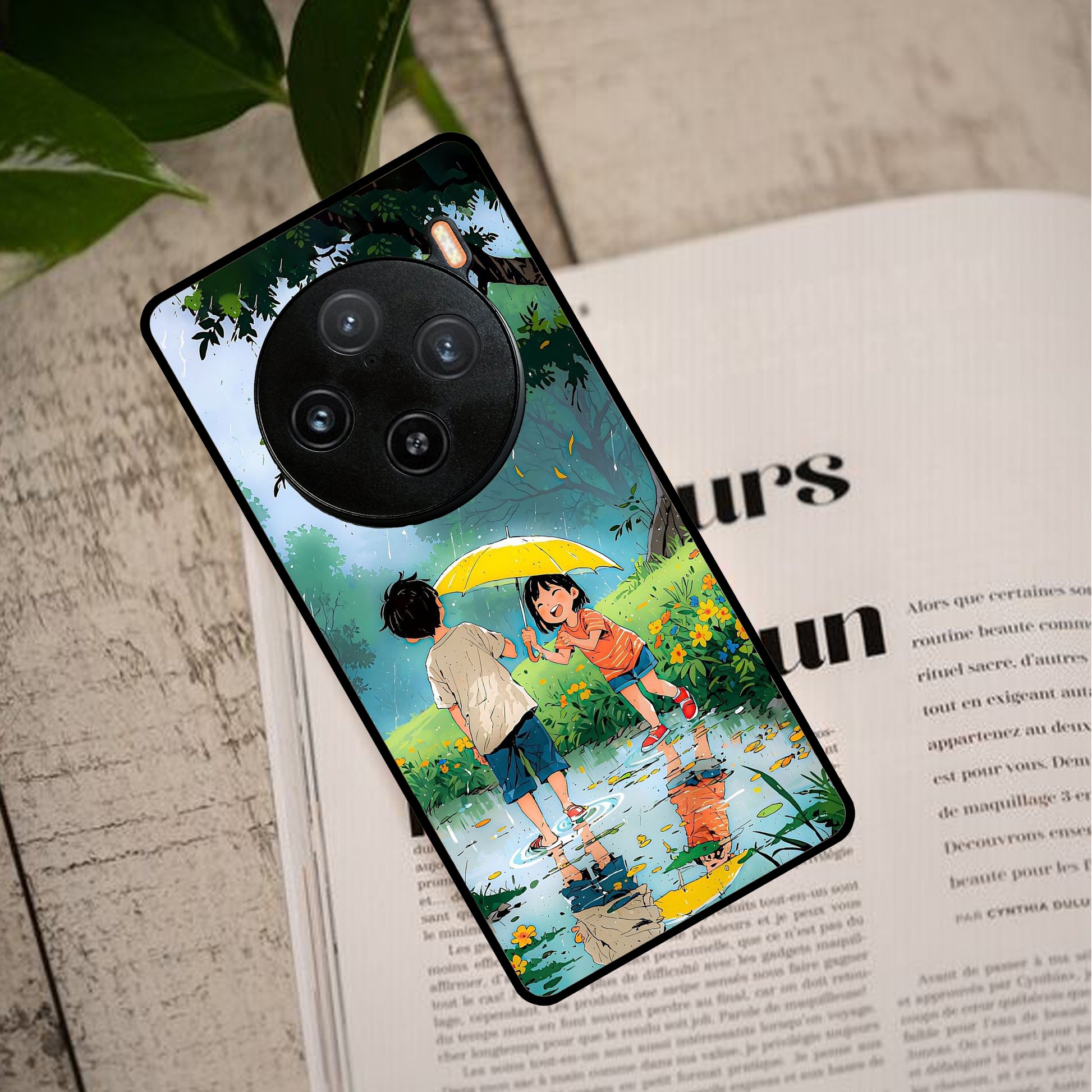 Raindrop Moments Glossy Metal Case Cover For Vivo - ShopOnCliQ