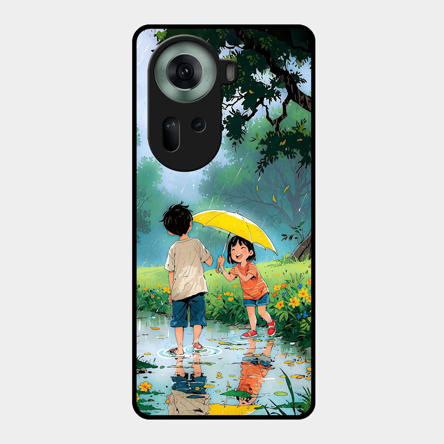 Raindrop Moments Metal Case Cover For Oppo - ShopOnCliQ