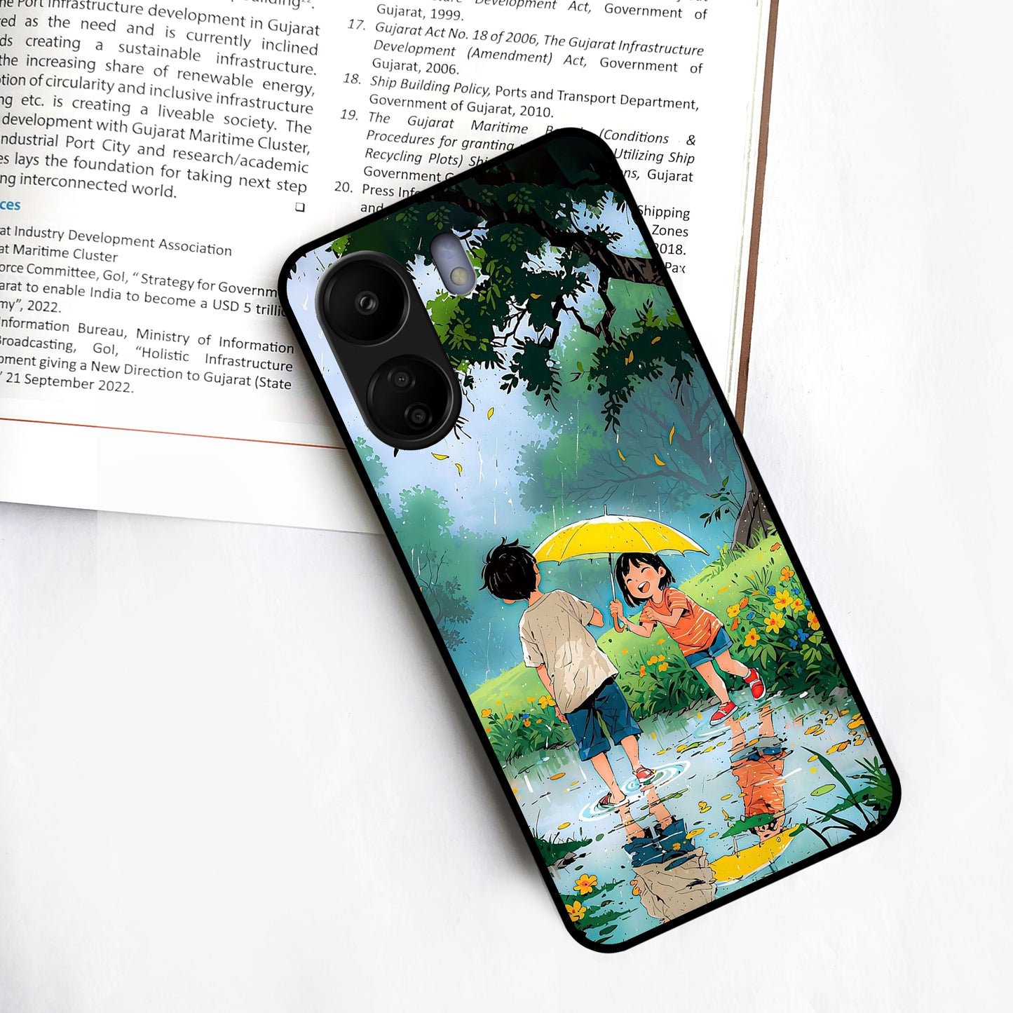 Raindrop Moments Metal Case Cover For Redmi ShopOnCliQ