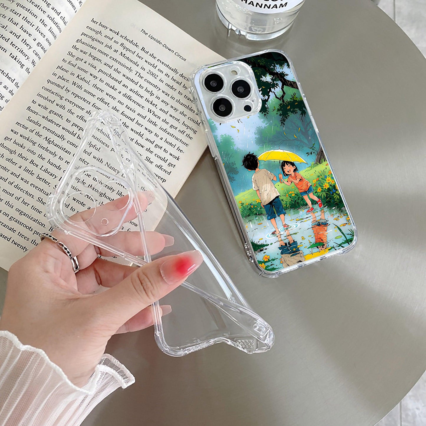 Raindrop Moments Transparent Silicon Case For Motorola ShopOnCliQ