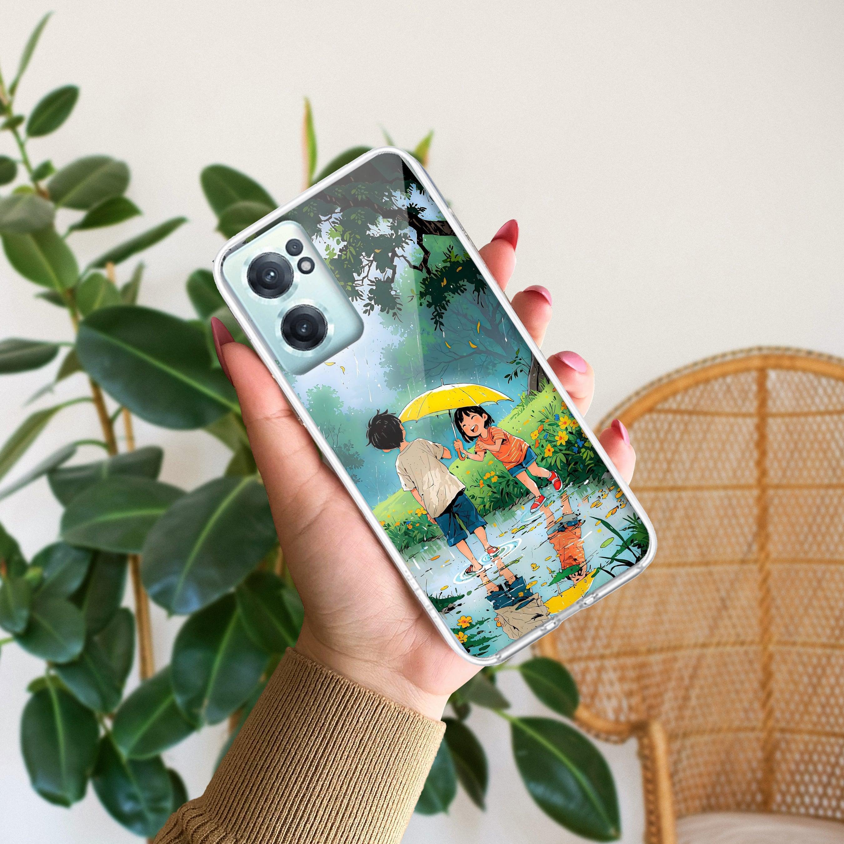 Raindrop Moments Transparent Silicon Case For OnePlus Nord CE 2 5G