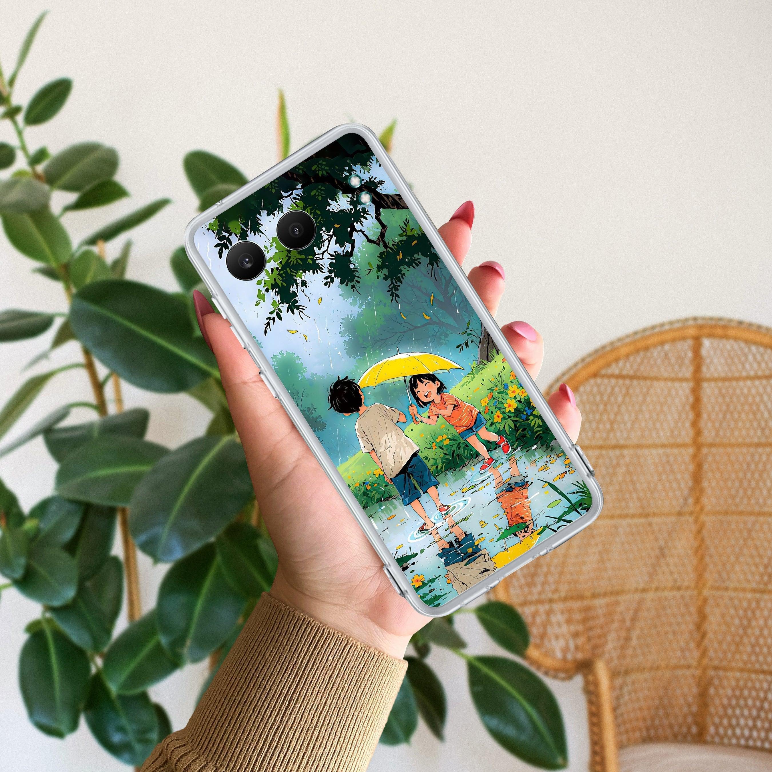 Raindrop Moments Transparent Silicon Case For OnePlus