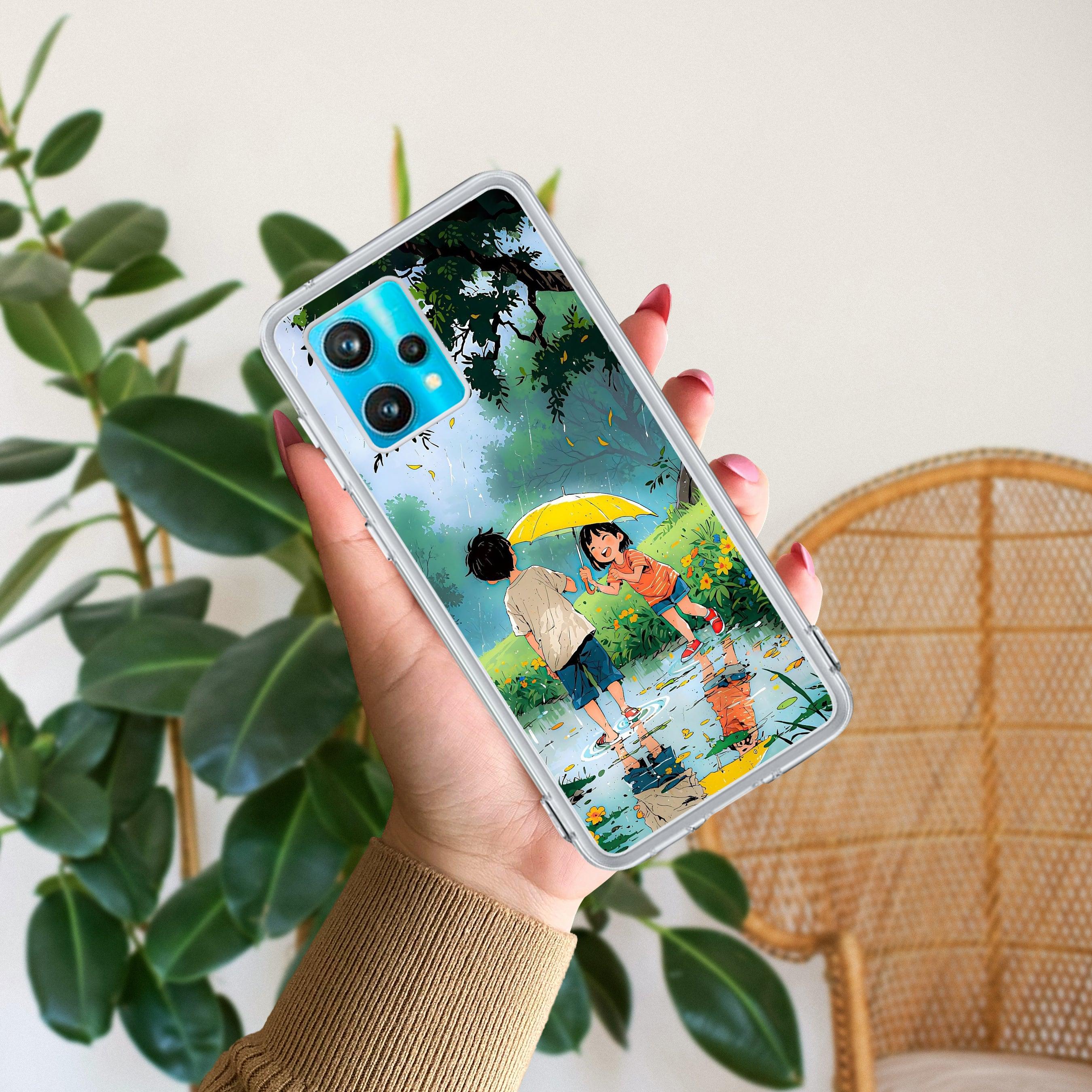 Raindrop Moments Transparent Silicon Case For Realme 8 5G / Realme 8s 5G / Realme 9 5G / Realme Narzo 30 5G