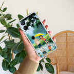 Raindrop Moments Transparent Silicon Case For Realme 14x 5G