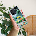Raindrop Moments Transparent Silicon Case For Redmi 13C 4G