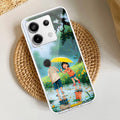Raindrop Moments Transparent Silicon Case For Redmi 10 Prime
