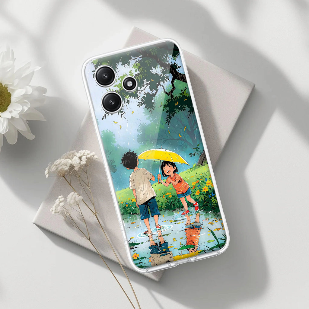 Raindrop Moments Anti Yellow Case For Redmi 12 5G