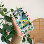 Raindrop Moments Transparent Silicon Case For Samsung Galaxy A72