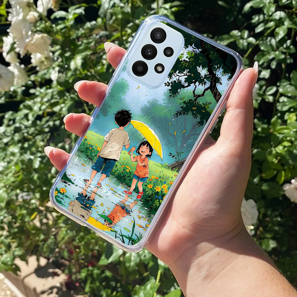Raindrop Moments Anti Yellow Case For Samsung Galaxy A73