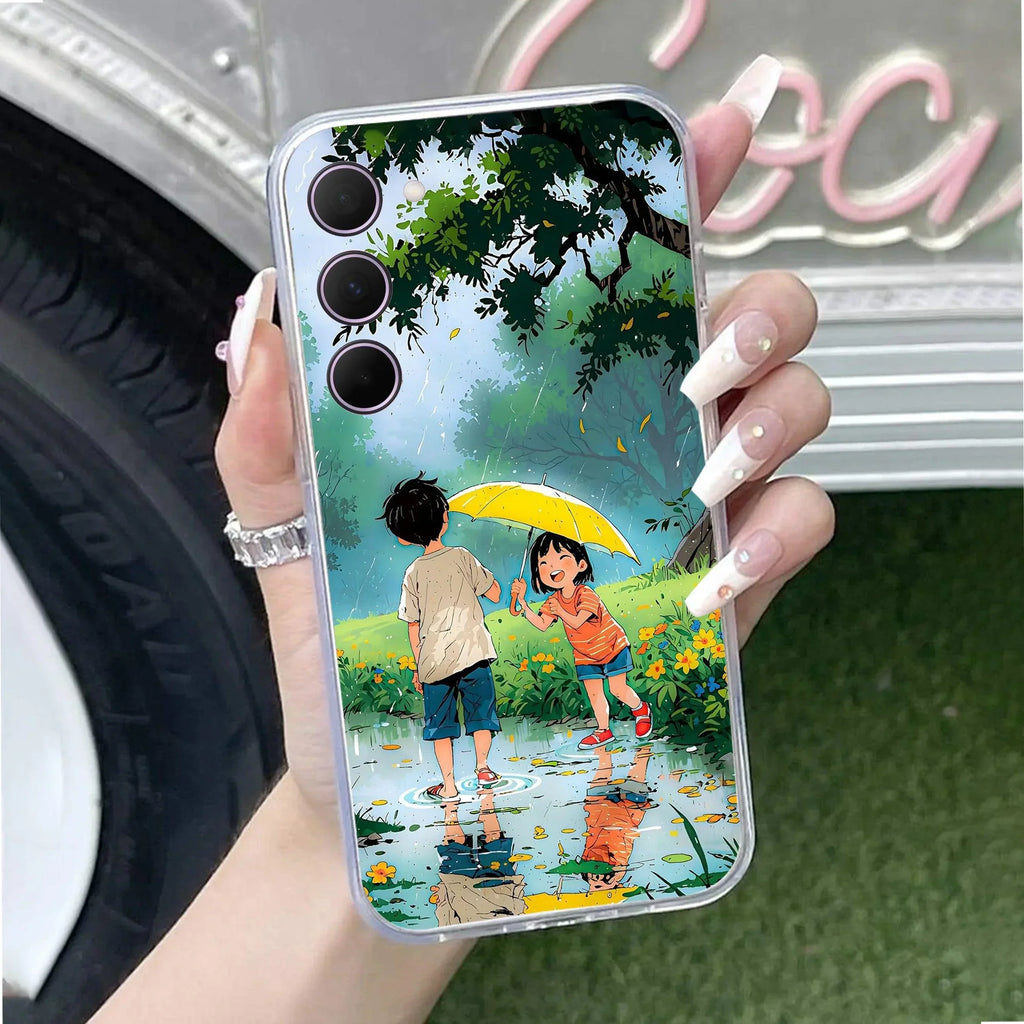 Raindrop Moments Anti Yellow Case For Samsung Galaxy S23 5G