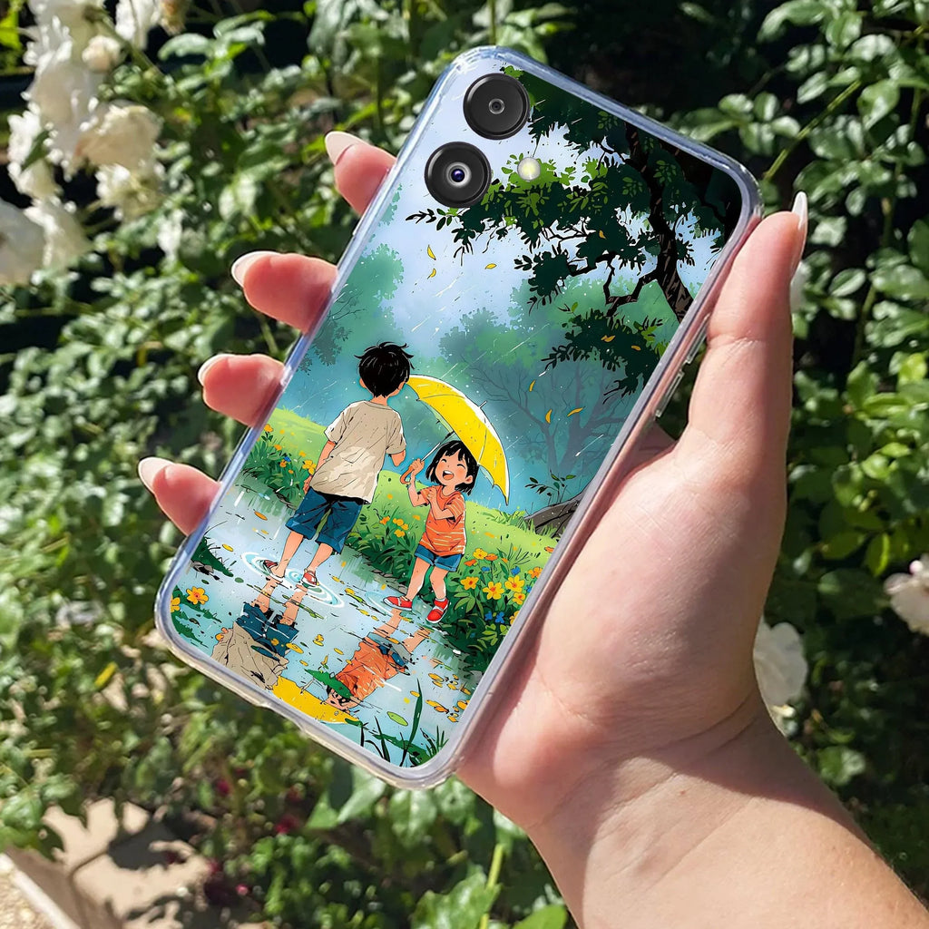 Raindrop Moments Anti Yellow Case For Samsung Galaxy F14 5G
