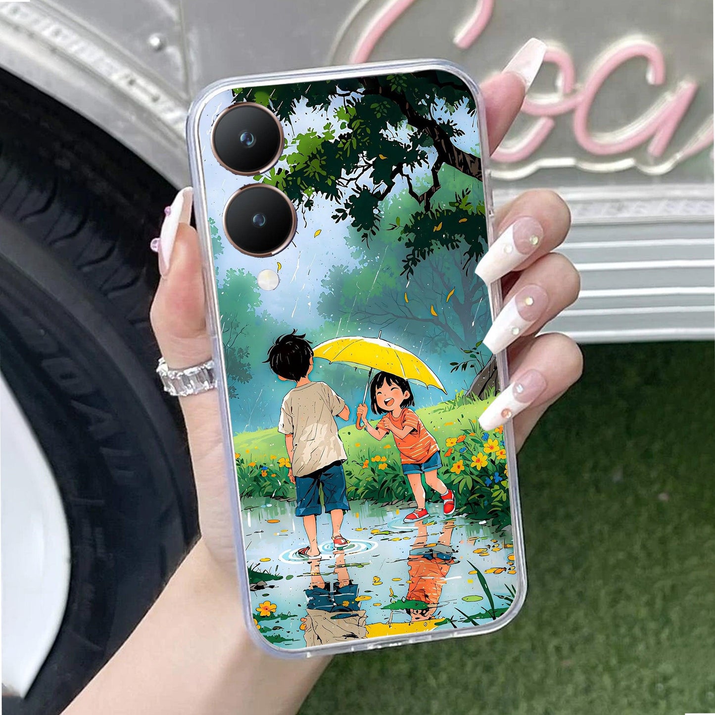 Raindrop Moments Transparent Silicon Case For Vivo ShopOnCliQ