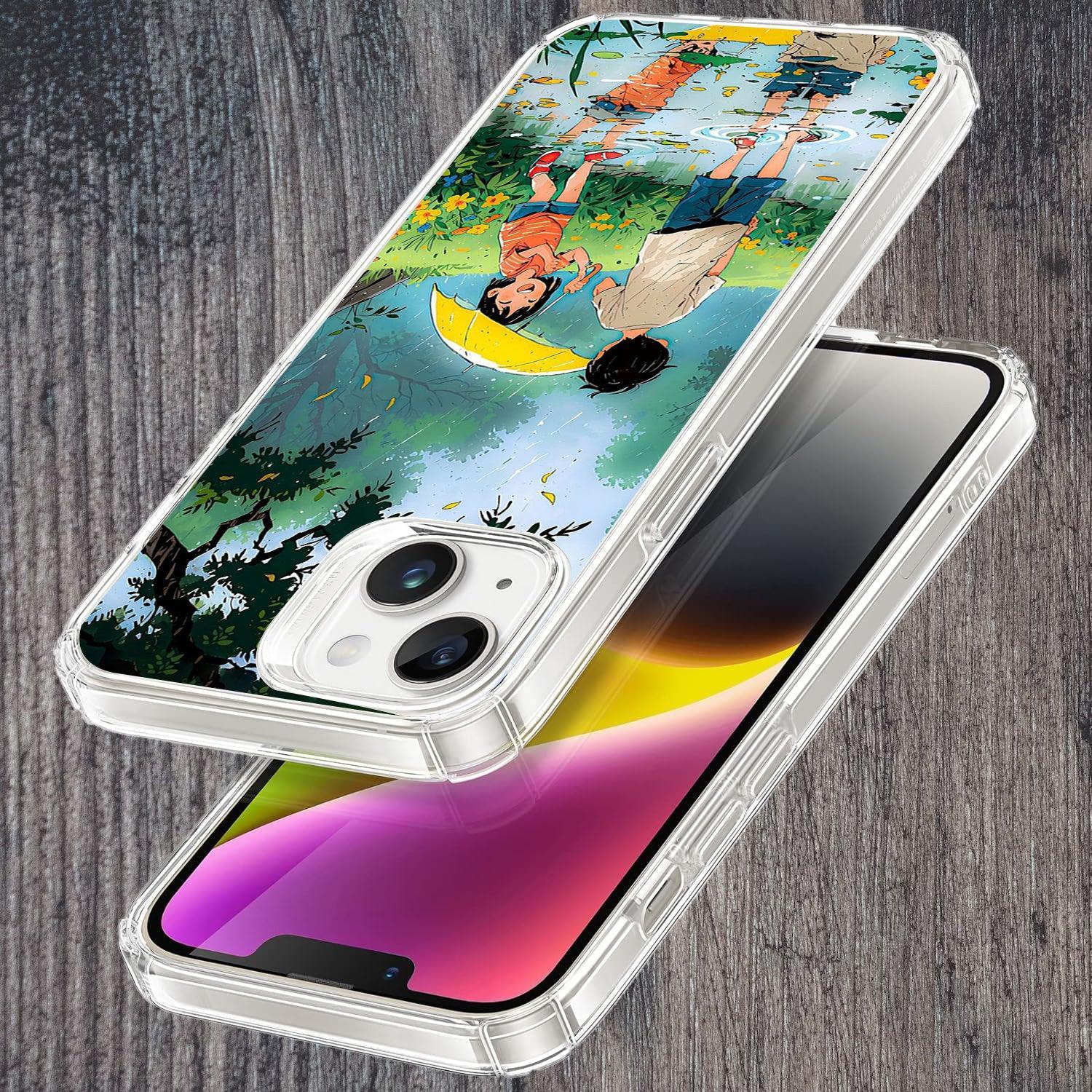 Raindrop Moments Transparent Silicon Case For iPhone 14 Plus
